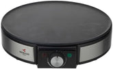MEBASHI Crepe Maker, 30 cm, Black (1200W) Non-Stick Coating (ME-CRP334)